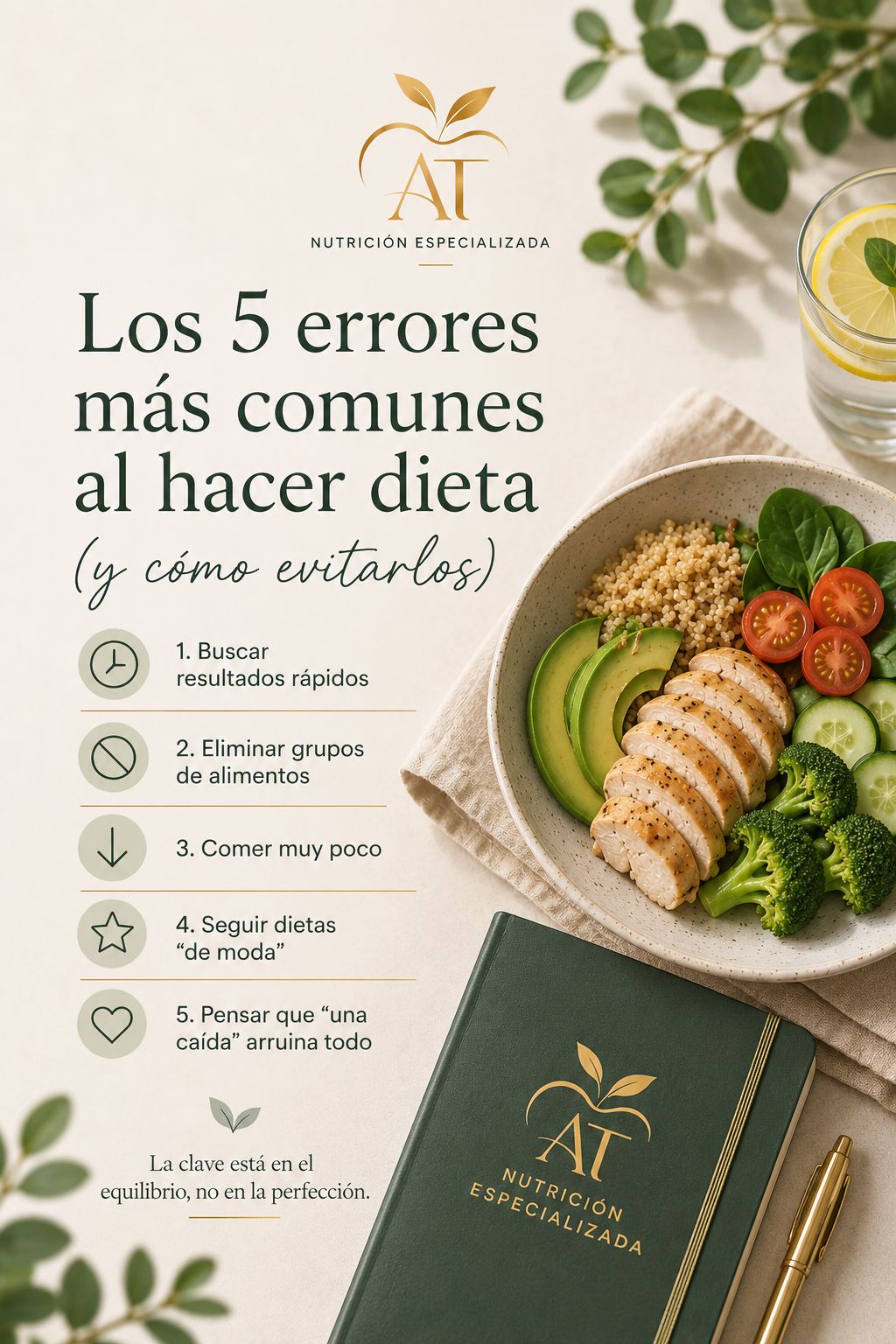 Los 5 errores más comunes al hacer dieta (y cómo evitarlos)